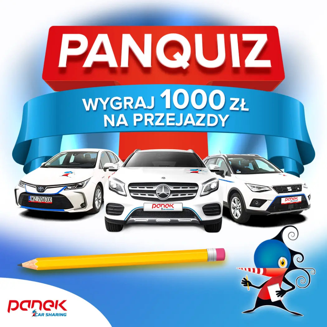 PANEK CarSharing daje swoim Użytkownikom 5 000zł nagrody!