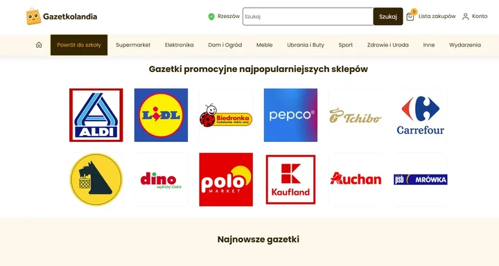 Gazetkolandia - wszystkie gazetki w jednym miejscu