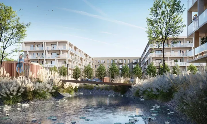 Wizualizacja osiedla mieszkaniowego