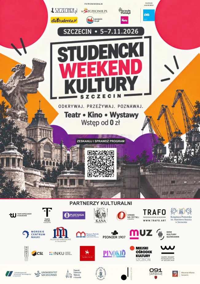Obraz do artykułu: Muzea za 1 zł, darmowe koncerty i teatr od 20 zł. Szczecin szykuje wyjątkowy weekend dla studentów