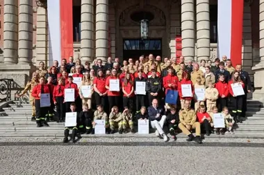 Młodzi strażacy z regionu odebrali wyróżnienia w Szczecinie