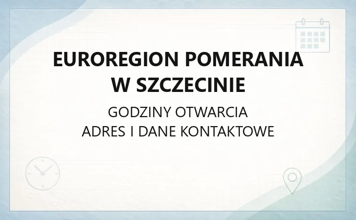Euroregion Pomerania w Szczecinie - kontakt, współpraca transgraniczna, projekty rozwojowe