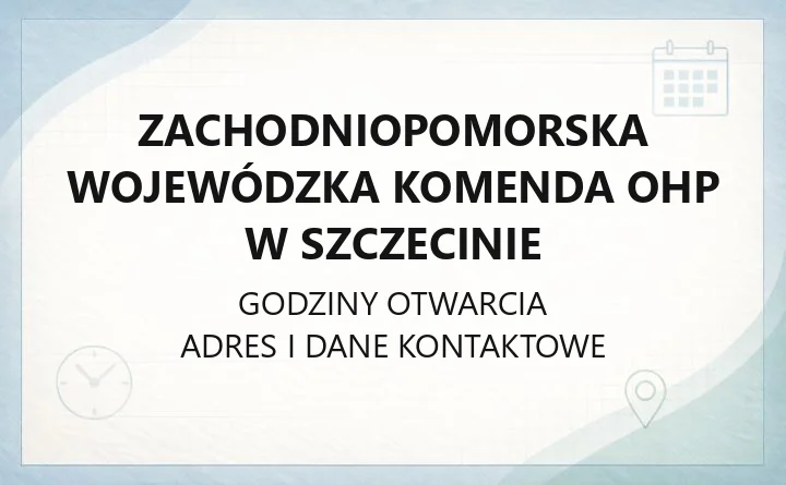 Zachodniopomorska Wojewódzka Komenda OHP w Szczecinie - kontakt, Młodzieżowe Centra Kariery, oferta dla młodzieży