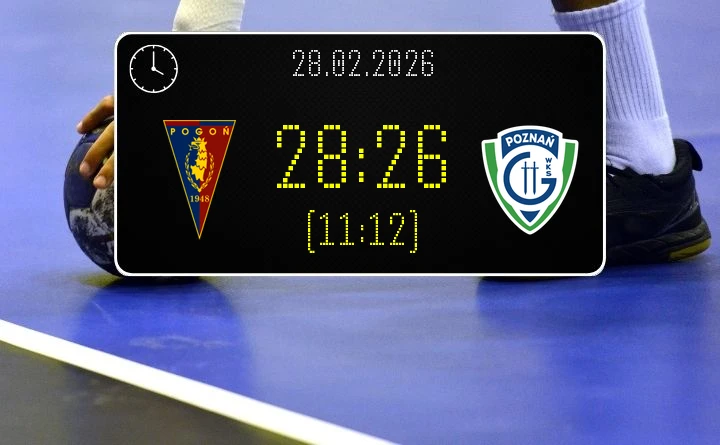 [PIŁKA RĘCZNA] Sandra Spa Pogoń Szczecin – ENEA WKS Grunwald Poznań 28:26 – Liga Centralna, kolejka 18