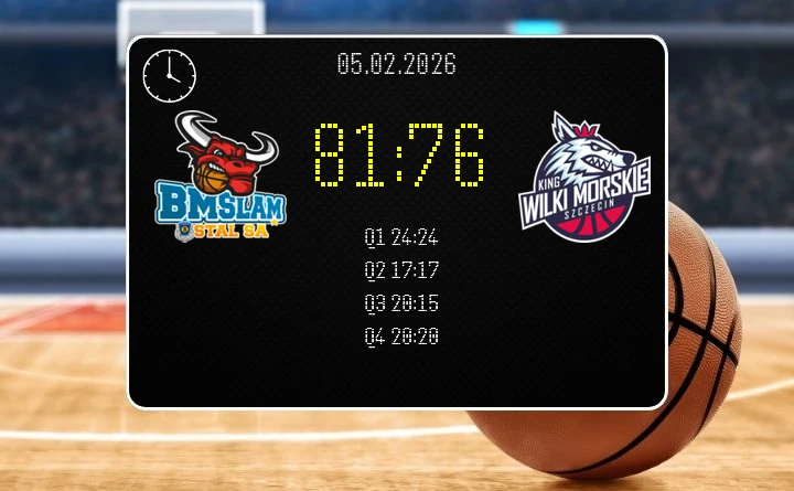 Gościnne zwycięstwo Stali — 81:76 na parkiecie lidera