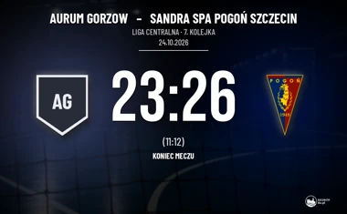 [PIŁKA RĘCZNA] Liga Centralna: Sandra Spa Pogoń Szczecin wygrywa mecz sąsiadów z tabeli – Aurum Gorzow – Sandra Spa Pogoń Szczecin 23:26