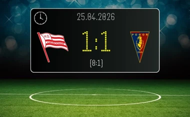 [PIŁKA NOŻNA] Cracovia – Pogoń Szczecin 1:1 w PKO BP Ekstraklasie – remis po golu Zahiroleslama w 90+5. minucie
