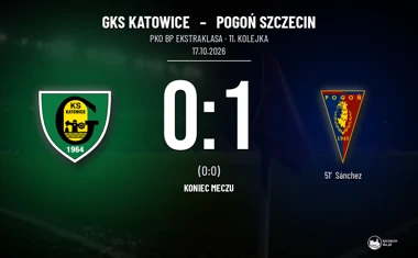 [PIŁKA NOŻNA] PKO BP Ekstraklasa: GKS Katowice – Pogoń Szczecin 0:1 po golu Jordiego Sáncheza