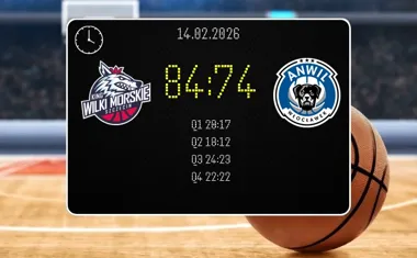 [KOSZYKÓWKA] King Szczecin utrzymał pozycję lidera w Orlen Basket Lidze po wygranej 84–74 nad Anwilem Włocławek