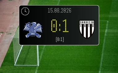 [PIŁKA NOŻNA] KS Świt Szczecin – Sandecja Nowy Sącz 0:1 w Betclic 2. lidze. Gospodarze znów bez punktów