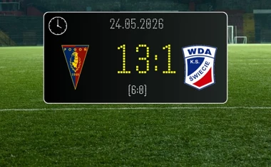 [PIŁKA NOŻNA] Pogoń Szczecin II – Wda Świecie 13:1 w 33. kolejce Betclic 3. Ligi – Grupa 2 (Grupa II)