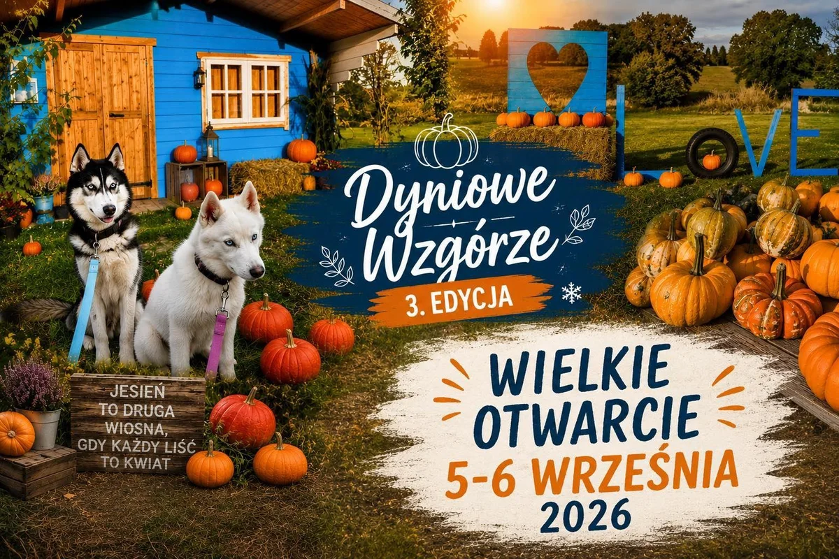Grafika promocyjna wydarzenia Dyniowe Wzgórze 2026 Szczecin
