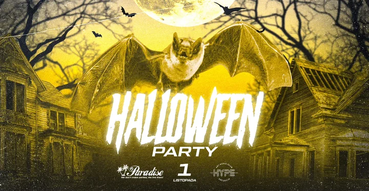 Grafika promocyjna wydarzenia Halloween Szczecin w Hype Club — 1 listopada 2025