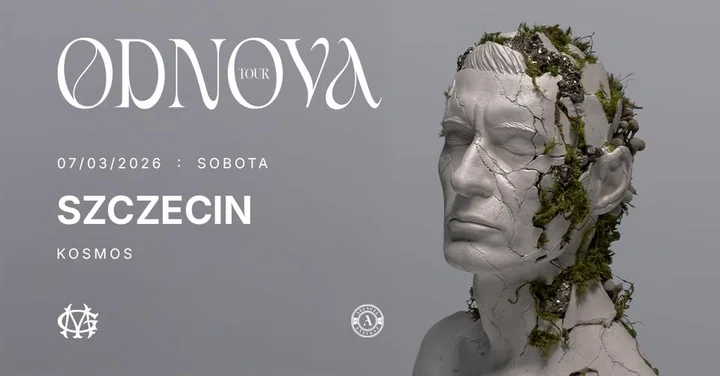 Grafika promocyjna wydarzenia KALI Odnova Tour w Szczecinie — koncert w Kosmosie 7 marca 2026