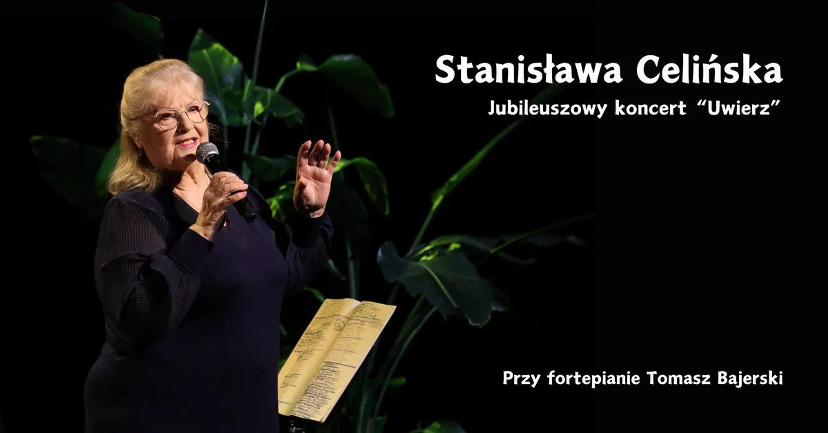 Grafika promocyjna wydarzenia Koncert Stanisławy Celińskiej w Szczecinie – podsumowanie artystycznej drogi