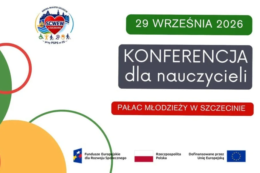 Grafika promocyjna wydarzenia Konferencja o edukacji włączającej w Szczecinie