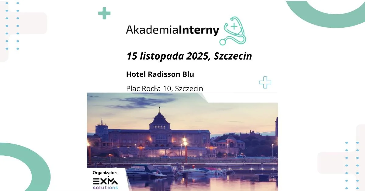 Grafika promocyjna wydarzenia Konferencja medyczna w Szczecinie: AKADEMIA INTERNY 15 listopada 2025