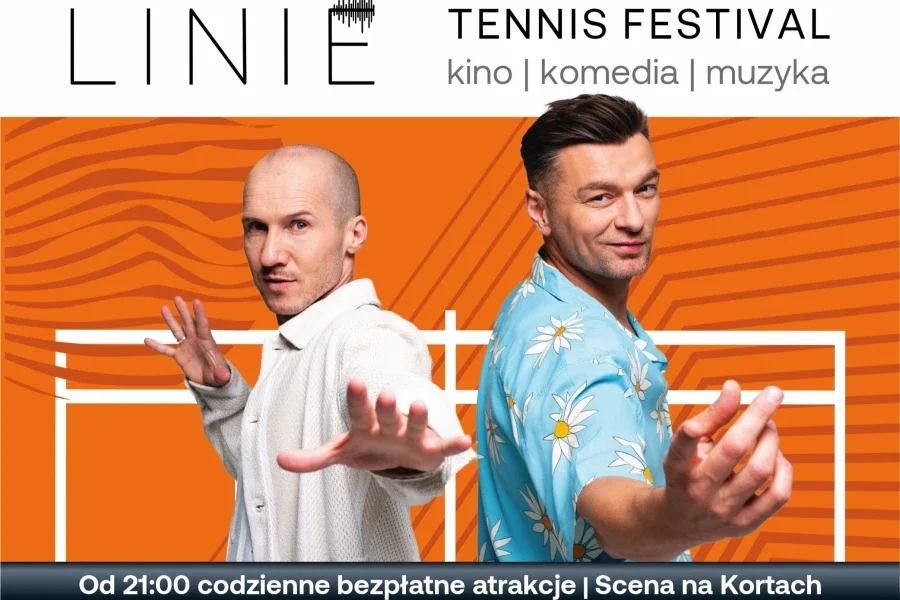 Grafika promocyjna wydarzenia LINIE Tennis Festival 2026
