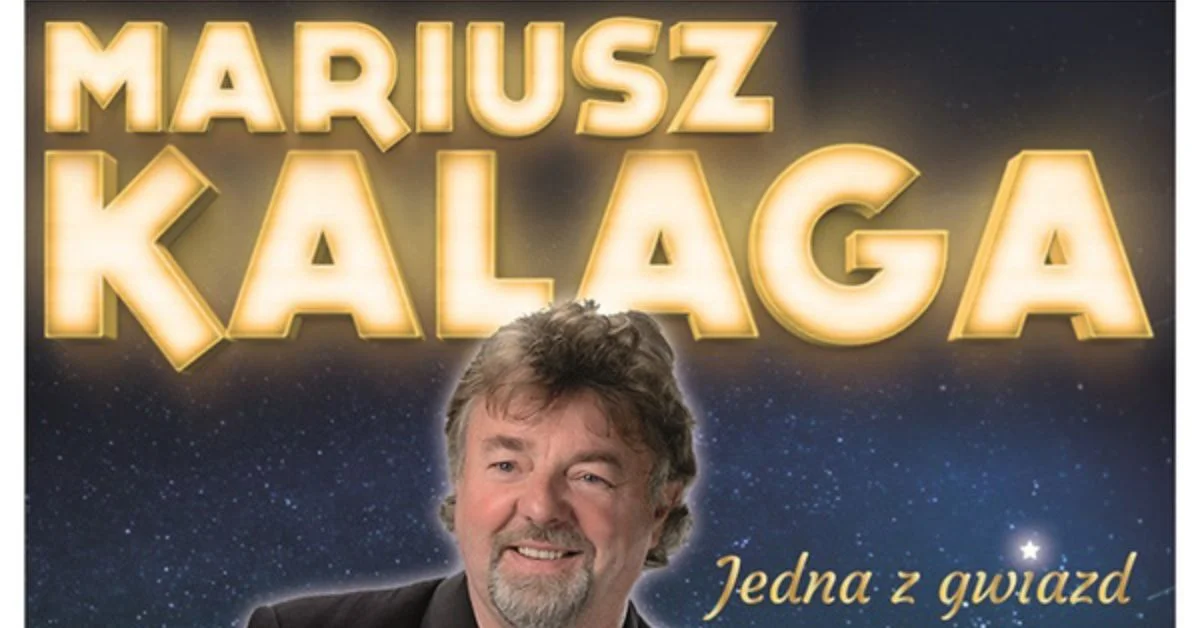 Grafika promocyjna wydarzenia Mariusz Kalaga – koncert w Szczecinie