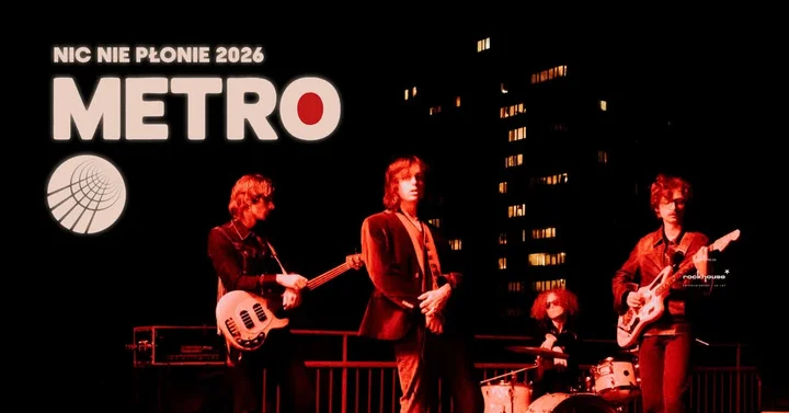 Grafika promocyjna wydarzenia METRO w Szczecinie – koncert 20 marca 2026