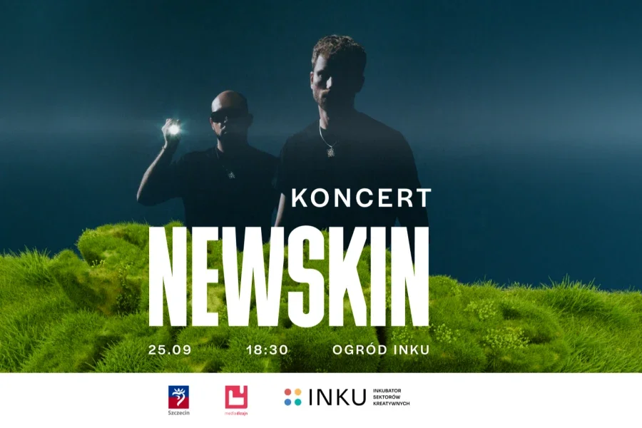 Grafika promocyjna wydarzenia NEWSKIN zagra w Szczecinie