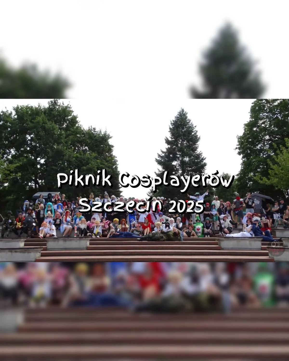 Grafika promocyjna wydarzenia Piknik cosplayowy w Szczecinie na Jasnych Błoniach