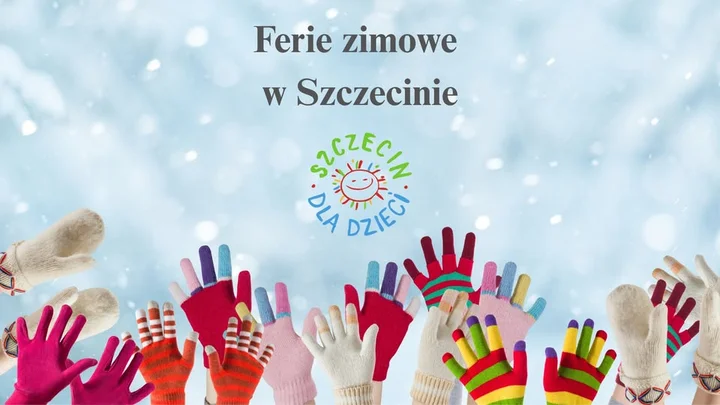 Grafika promocyjna wydarzenia Półkolonie zimowe 2026 (Szczecin) — przegląd ofert i atrakcji na ferie