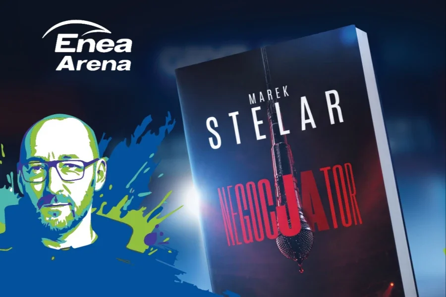 Grafika promocyjna wydarzenia Spotkanie z Markiem Stelarem o powieści „Negocjator”