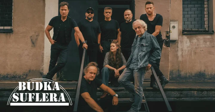 Obrazek przedstawia grafikę promocyjną wydarzenia Koncert Budki Suflera w Teatrze Letnim w Szczecinie