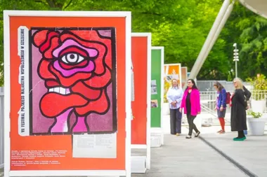 Grafika promocyjna wydarzenia „Archiwum Festiwalu” – wernisaż wystawy