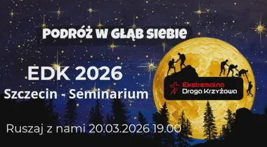 Grafika promocyjna wydarzenia Ekstremalna Droga Krzyżowa – Szczecin 2026