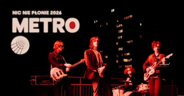 Grafika promocyjna wydarzenia METRO w Szczecinie – koncert 20 marca 2026
