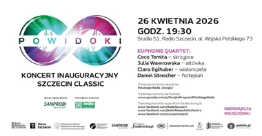 Grafika promocyjna wydarzenia POWIDOKI. Koncert inauguracyjny Szczecin Classic w Studiu S1 Radia Szczecin