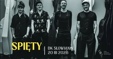 Grafika promocyjna wydarzenia Spięty | Słowianin — koncert w Szczecinie, 20 marca 2026