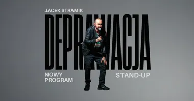 Grafika promocyjna wydarzenia Szczecin! Jacek Stramik – premiera stand-upu