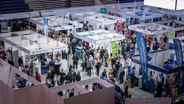 Grafika promocyjna wydarzenia Targi Pracy Szczecin — największe targi zatrudnienia w Netto Arena, 22 kwietnia 2026