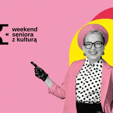 Grafika promocyjna wydarzenia Weekend seniora z kulturą
