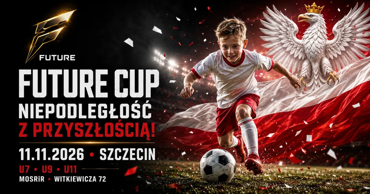 Grafika promocyjna wydarzenia FUTURE CUP 2026 w Szczecinie