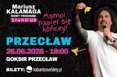Mariusz Kałamaga w Przecławiu rozkręci wieczór z humorem i absurdem