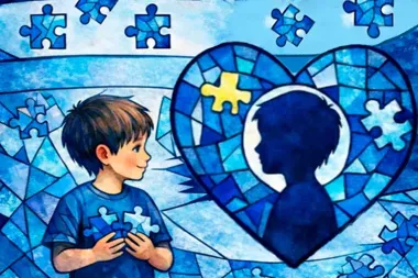 Niebieski świat w Przecławiu - dzieci pokazują autyzm przez sztukę