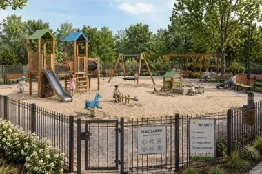Dąbie bez betonu. Między blokami powstaną place z zielenią i światłem