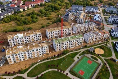 285 mieszkań i sześć lokali usługowych powstaje na Wrzosowym Wzgórzu