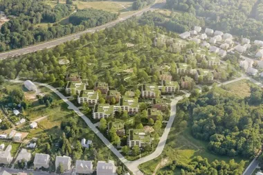 Nowe osiedle w Podjuchach zyskało kształt, który stawia na zieleń i wygodę