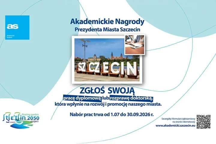 Szczecin znów nagrodzi najlepsze prace. Na studentów czeka 80 tys. zł