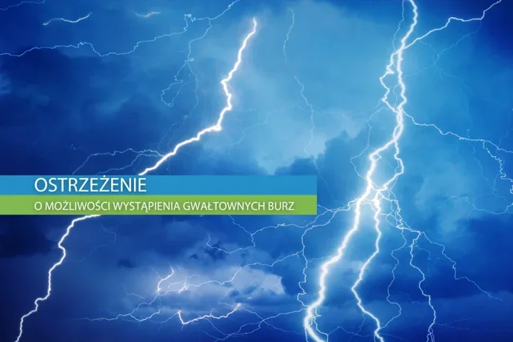 Burze z gradem nad Szczecinem. Możliwe silne porywy wiatru