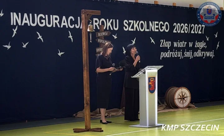 Inauguracja roku szkolnego w Szczecinie. Policja mówi o bezpieczeństwie dzieci