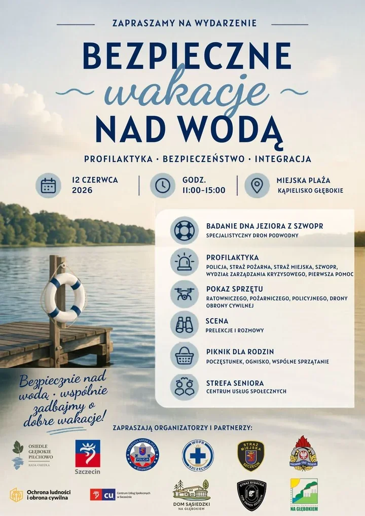 Nad Głębokim policja pokaże sprzęt i przypomni zasady przed wakacjami