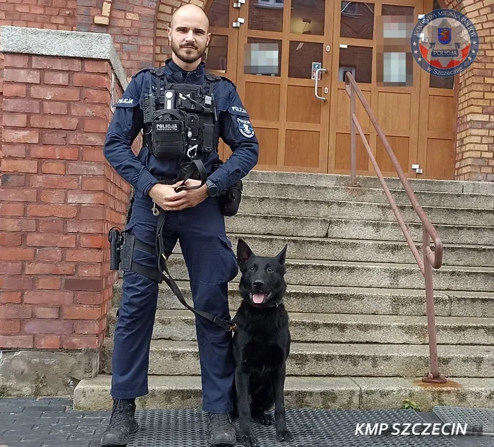 Pies służbowy odnalazł mężczyznę w kryzysie. Decydowały minuty