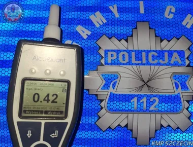 Poranny alkohol za kierownicą - policja w Szczecinie ma już pierwsze trafienia