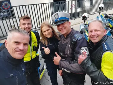 Policyjny motocykl wzbudził największe zainteresowanie w szczecińskim przedszkolu